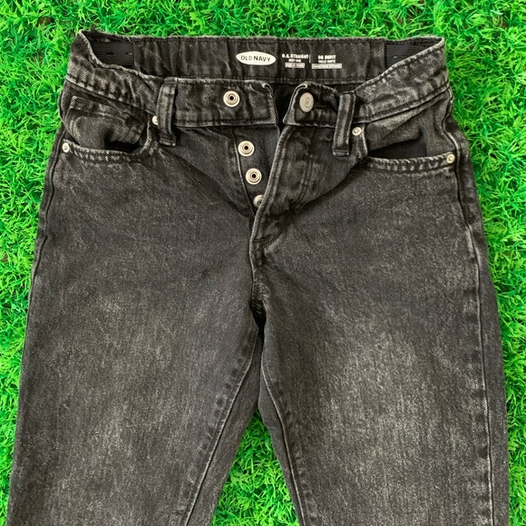 Girls Old Navy OG Straight High Rise Jeans - Picture 2 of 3
